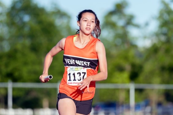 New Westminster's Nina Schultz demonstrated incredible talent in winning the provincial heptathlon, then establishing a new Canadian record at the World youth track and field championships.
