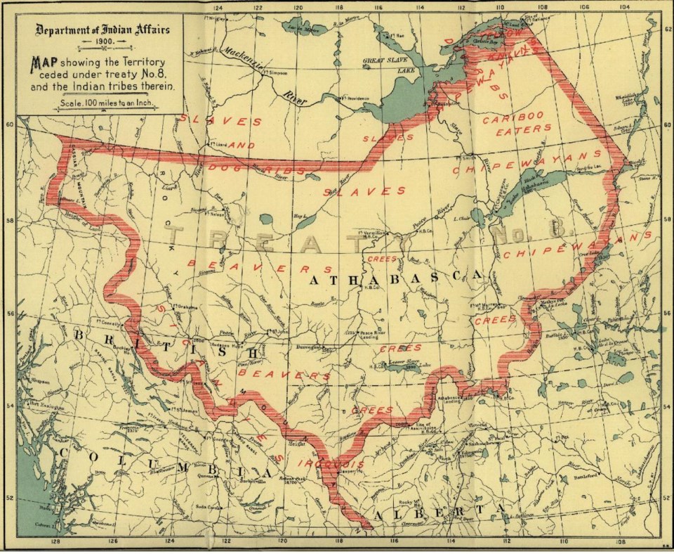 Treaty 8 Map