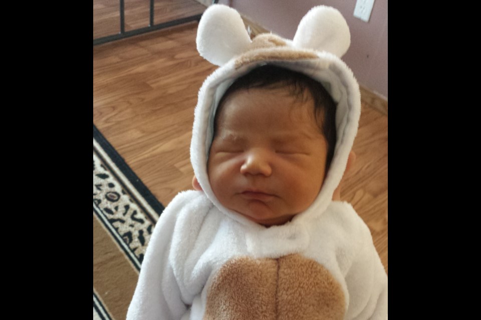 Jedi Wells was Terrace's first New Year's baby, born Jan. 2 at 8:26 p.m.