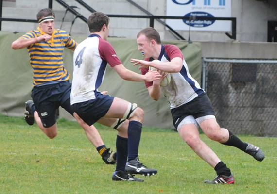 Collingwood and Rockridge Senior Boys Rugby teams met in exhibition play on March 30.