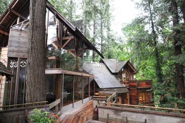 The Merrick House in West Vancouver, built in 1973, is an example of West Coast modern style. The house is currently for sale.