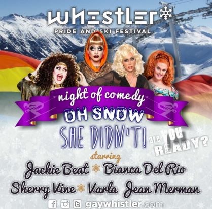 Whistler pride comedy