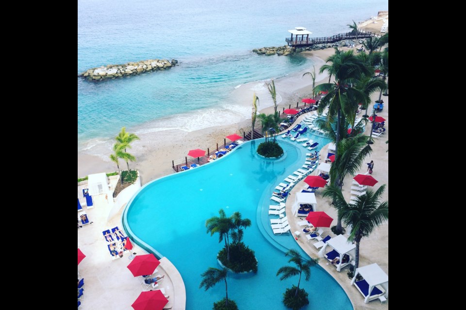 One of the pools at Grand Fiesta Americana Puerto Vallarta. Photo Laurence Malley