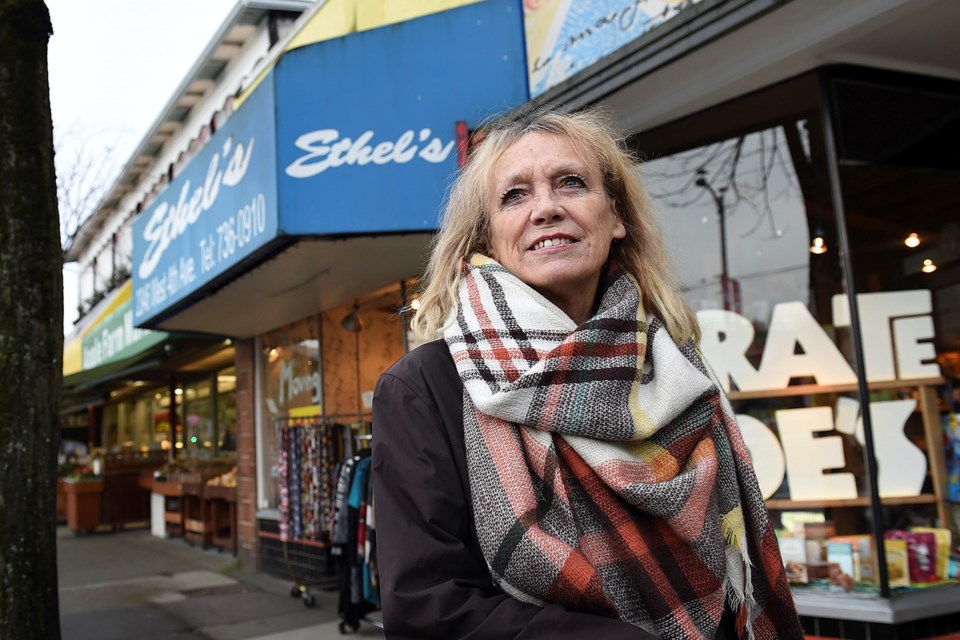 Margie Sheppard’s business Ethel’s boutique on West Fourth is relocating to Broadway. The business was opened by Sheppard’s mother Ethel Pollock. Photo Dan Toulgoet