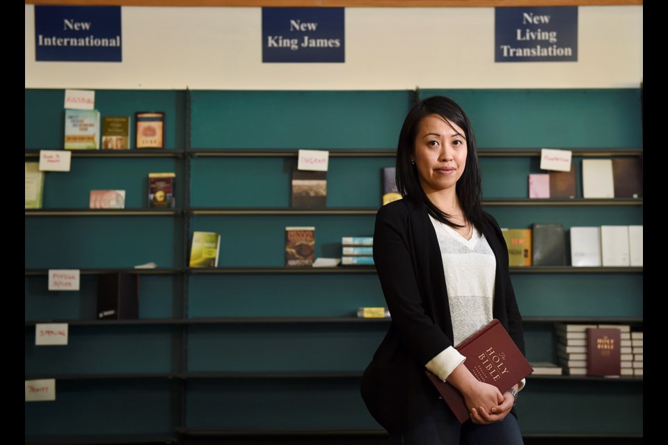 “The primary work of the Bible Society isn’t being a bookstore. If that is the case then we’re in trouble,” says Christine Wong, the B.C. representative on the board of the Canadian Bible Society. Photo Dan Toulgoet