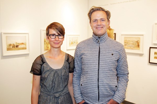 Featured artist Carrie Walker and Rick Waines