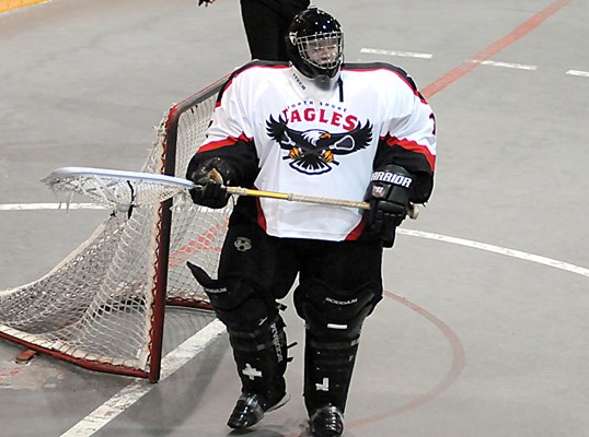 The North Shore Eagles junior B lacrosse team played their first-ever league game taking on the Coquitlam Adanacs.