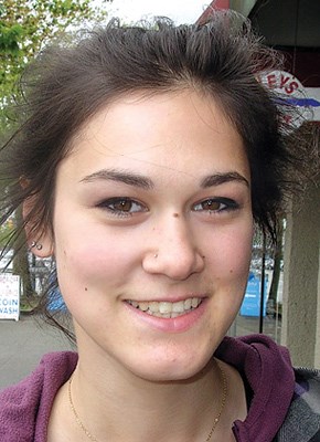 Amanda Roberts, North Vancouver: I do a lot of sports, and sometimes I forget my water bottle, so I find it nice if there's a water bottle machine . . . it's convenient sometimes.