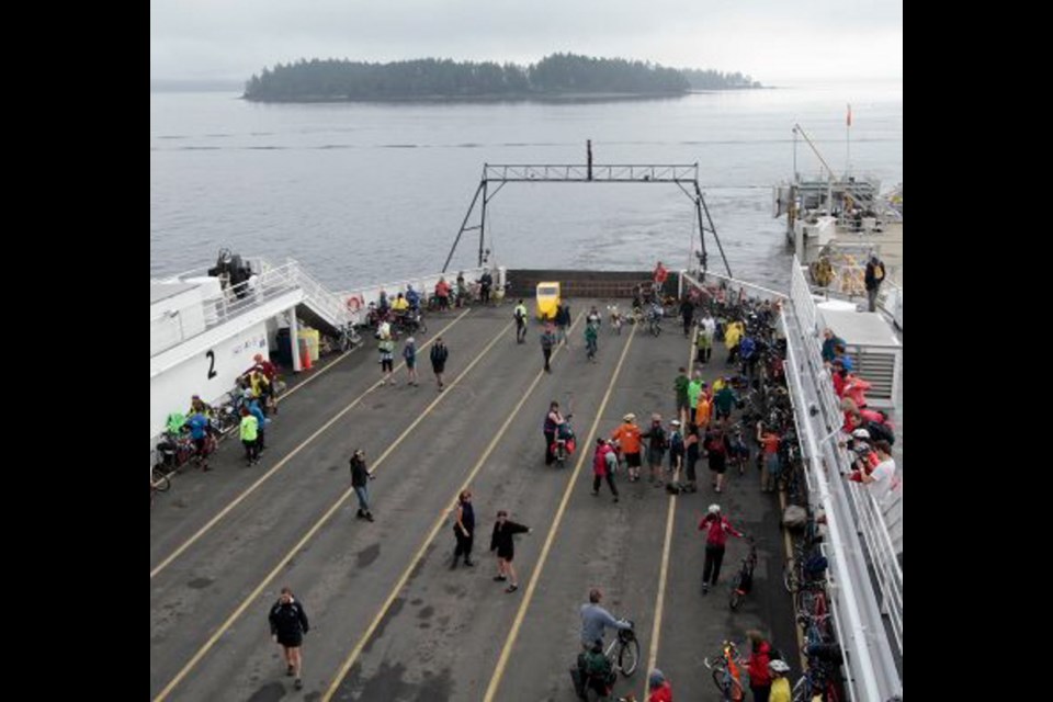 Passengers wait on the deck of the Skeena Queen en route to Salt Spring Island. A proposal for a passenger ferry serving the Gulf Islands is gaining traction.