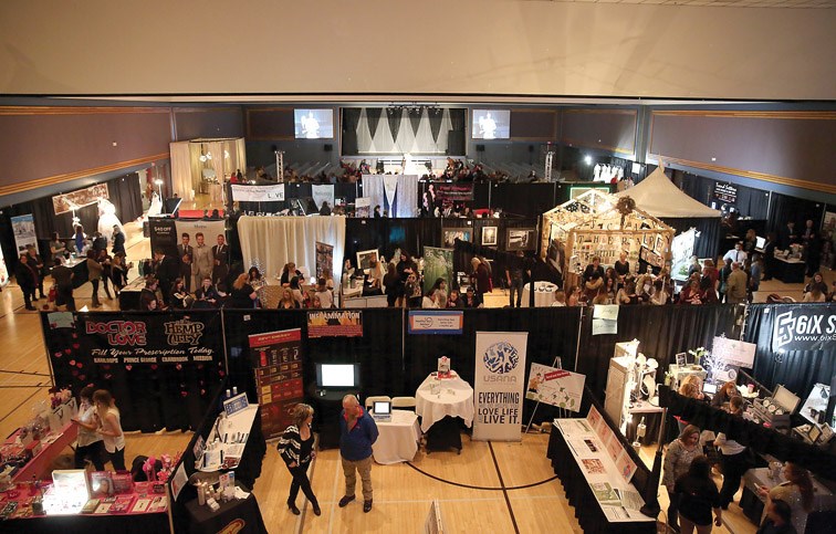 With more than 55 booths available, there was something for every bride at the Sweetheart Bridal Show which took place on Sunday at Prince George Civic Centre. Citizen Photo by James Doyle January 24, 2016