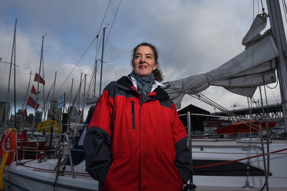 Tracey Hart is the director of marketing for Discover Boating Canada which put on free boating workshops for the public during the 54th annual Vancouver Boat Show held Wednesday to Sunday at BC Place and Granville Island’s Maritime Market and Marina. Photograph by: Rebecca Blissett