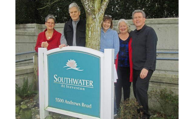 The Southwater Social organising group, from left, Jane Pratt, Tony Whitney, Lynn Sagorski, Rae Dalgarno and Brian Phillips.
