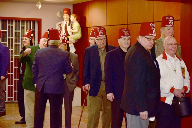 BC Shriners get ready to move 'up the line' at their annual 'installment' at a Richmond golf club recently