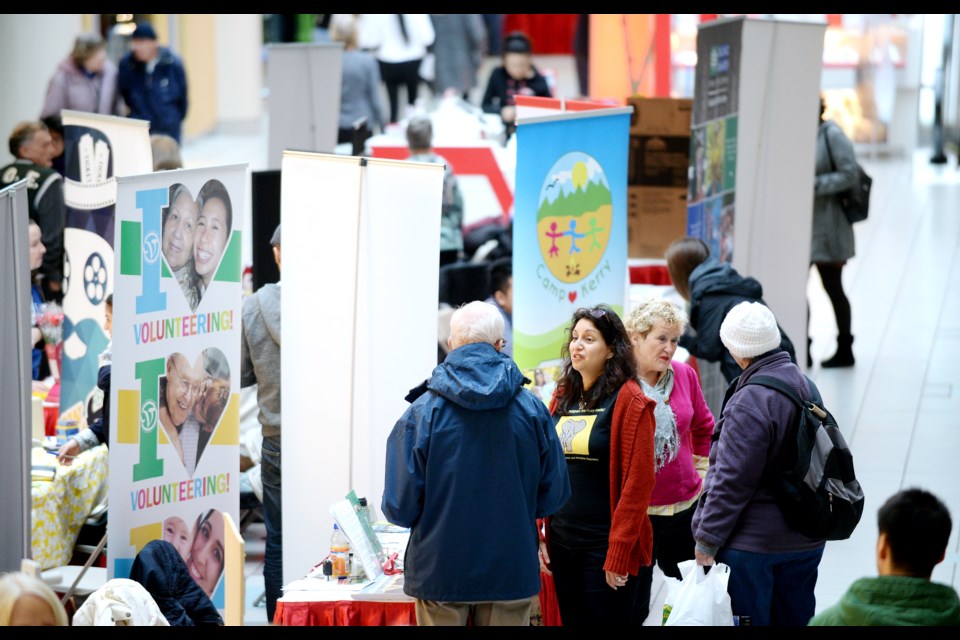 Hundreds of people turned out for Saturday's Festival of Volunteers, which featured booths of more than 30 organizations needing volunteers and a full day of entertainment.
