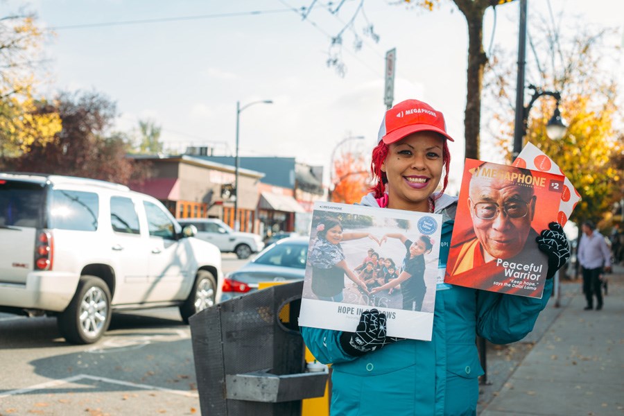 On Thursday, vendors of the street paper Megaphone will be paired with local public figures to sell the paper as part of International Street Paper Vendor Week.