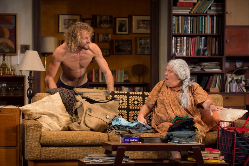 Nathan Barrett and Nicola Cavendish in the 2014 Arts Club production of 4000 Miles.