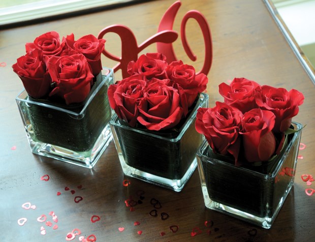 Set a romantic table Sunday