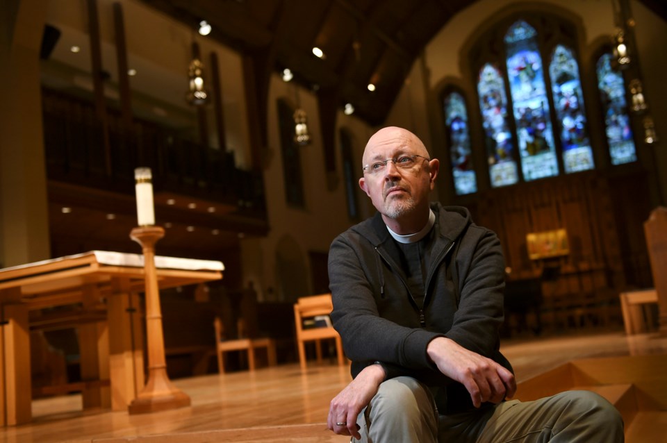 Rev. Peter Elliott, the dean of Christ Church Cathedral