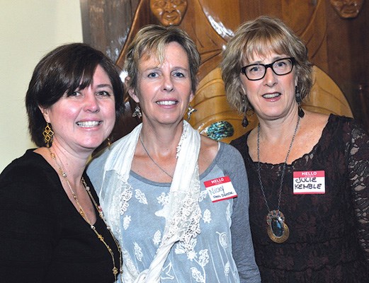 FANS president Lori Philips with board members Nicky Morgan and Julie Kemble