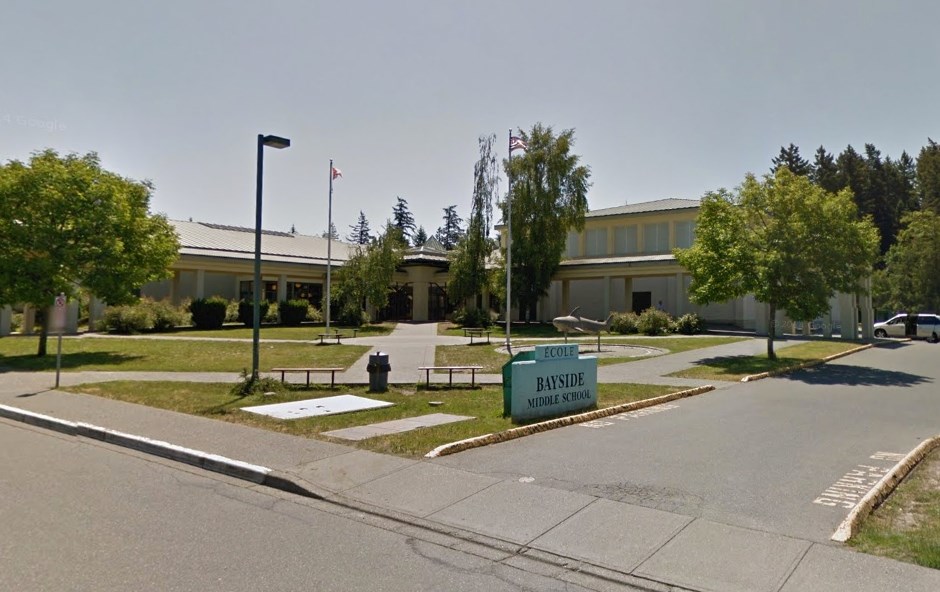 Bayside Middle School in Brentwood Bay.