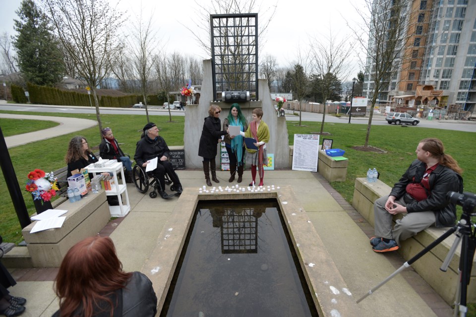 Woodlands Memorial Garden vigil