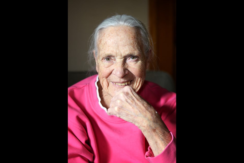 Dorothy Bickerstaff, 92, walks about five miles a day to collect bottles and cans, with the proceeds going to charity. Even a broken hip didn't keep her down for long.