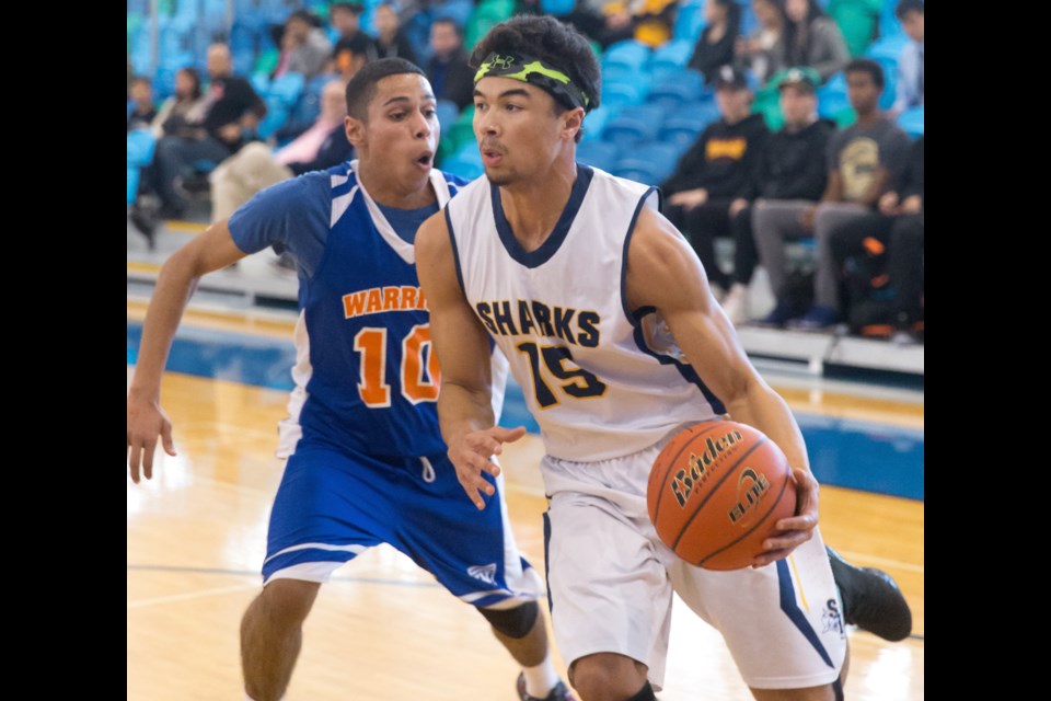 City MVP Nigel Boyd poured in 25 points Wednesday to help the Steveston-London Sharks secure their first-ever provincial tournament berth with an 80-6a3 win over Windermere in semi-final action at the Lower Mainland AAA Championships.