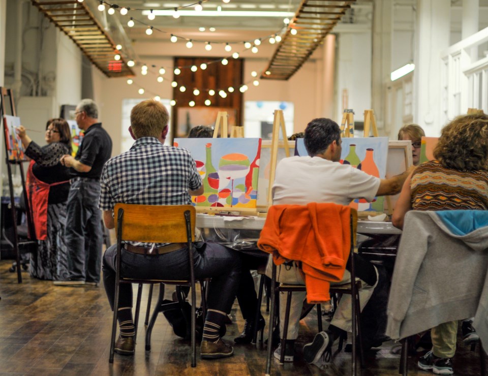 100 Braid Street, paint and sip