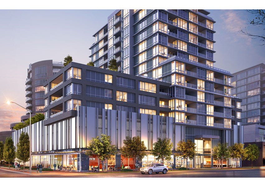 Concept for the Alfa tower on Buswell and Anderson roads in Richmond, B.C. A building permit was issued in February 2015.