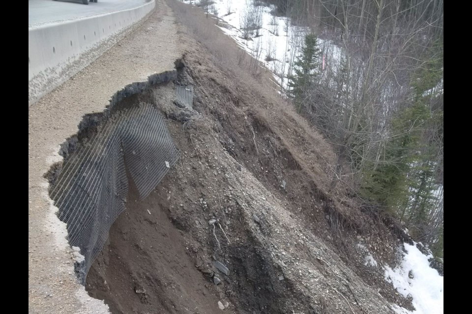 The city is working to deal with bank erosion on the Willow Cale Road at the Haggith Creek crossing.