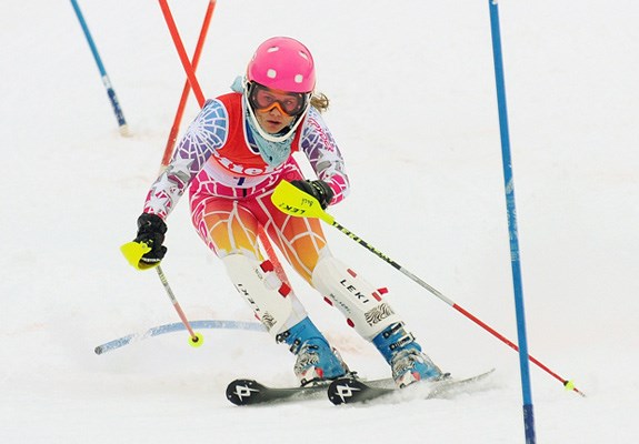 Mackenzie Bachmeier was first out of the gate to kick off Sunday mornings' run.