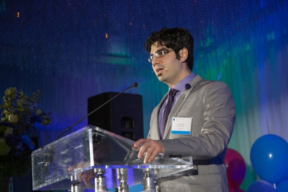 Reza Akbari of Shiraz Café and Restaurant, which won the 2016 Premier's People's Choice Award from Small Business BC. Feb. 25, 2016