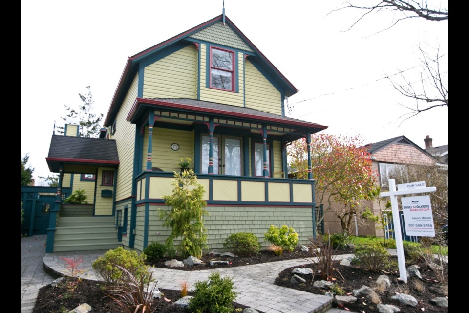 This Victoria house at 177 Joseph St. was listed for $1,200,000. It sold for $1,352,000.