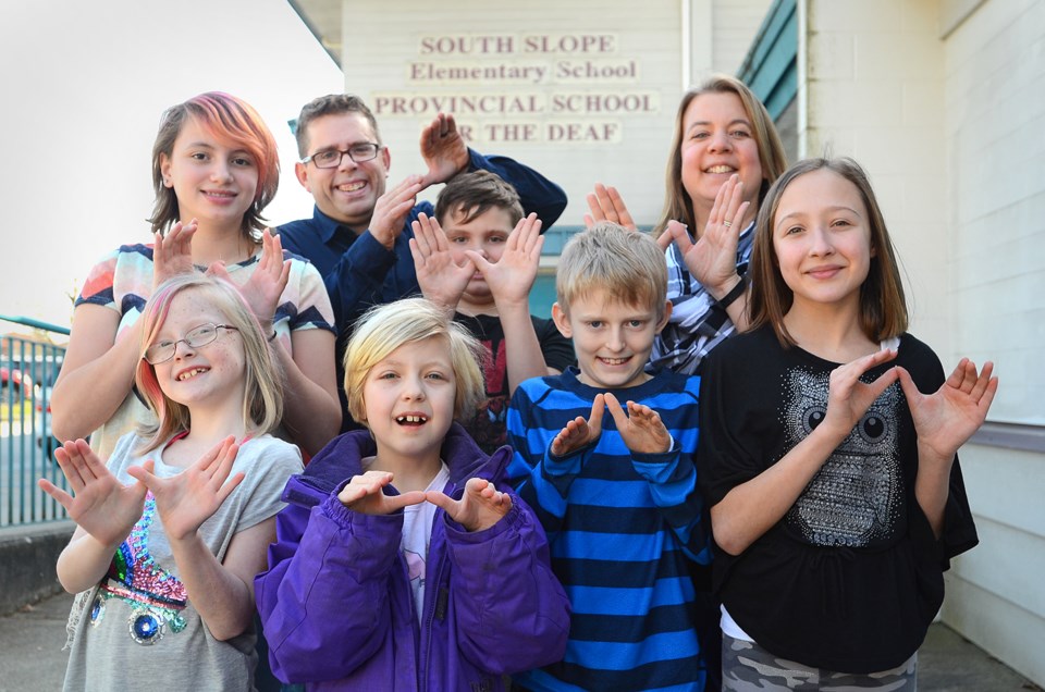 B.C. Provincial School for the Deaf, Flying Hands