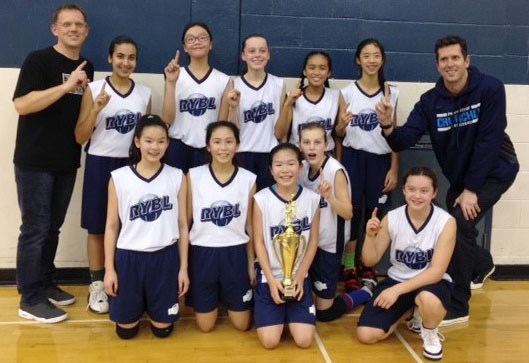 RYBL Racoons proved to be the class of Basketball B.C.'s U13 Metro League, winning the regular season and playoff titles.