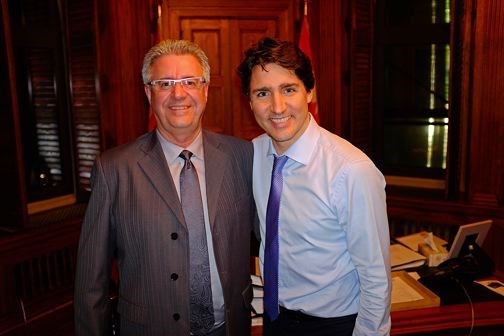 Mayor Lyn Hall met with Prime Minister Justin Trudeau on a recent trip to Ottawa.