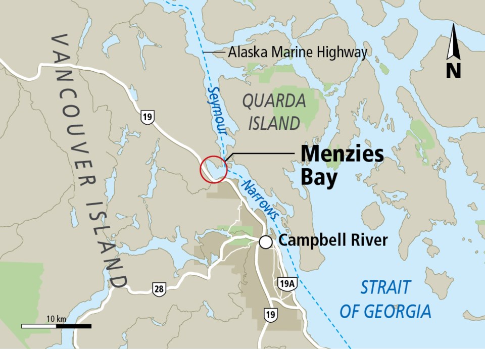 Menzies Bay near Campbell River