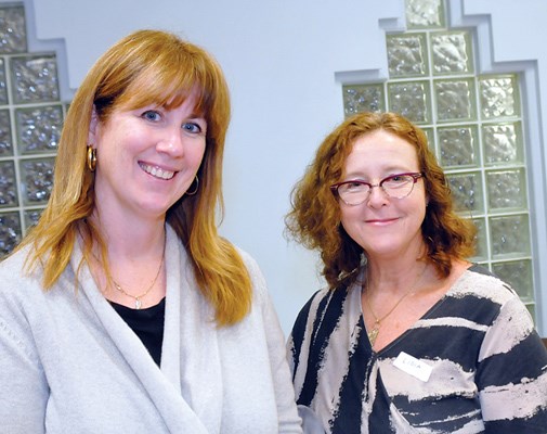 North Shore Neighbourhood House executive director Lisa Hubbard and Vancouver Foundation's Lidia Kemeny