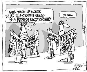 Editorial Cartoon: February 02, 2011