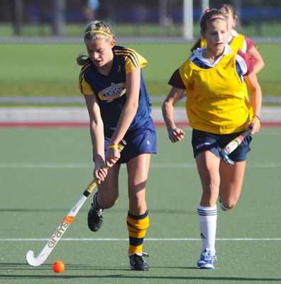 Collingwood went up against Rockridge for the North Shore Senior Girls AA field hockey banner Tuesday October 25th. Collingwood won the game 4-0.