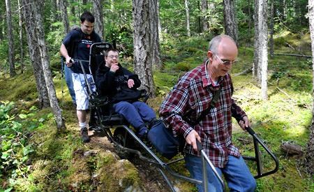 TrailRider shines at shelter opening