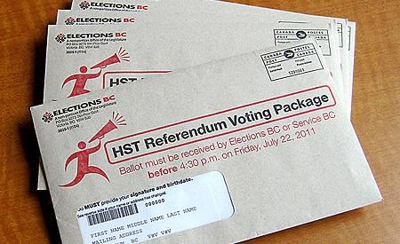 BC voters want HST scrapped