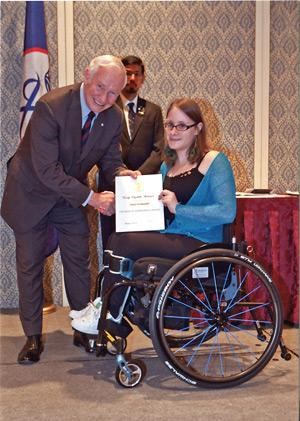 Youth achieves gold award