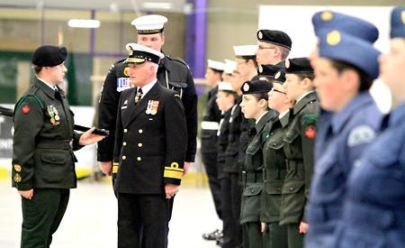 Change of command takes place