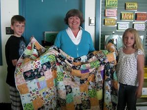 Students use sewing skills for gift