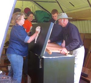 Freezers provide perfect composting conditions