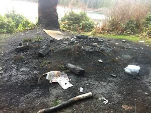 Conservation service raises alarm about burning tires
