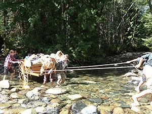 Church members recreate pioneer trek