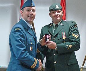 Corporal receives award