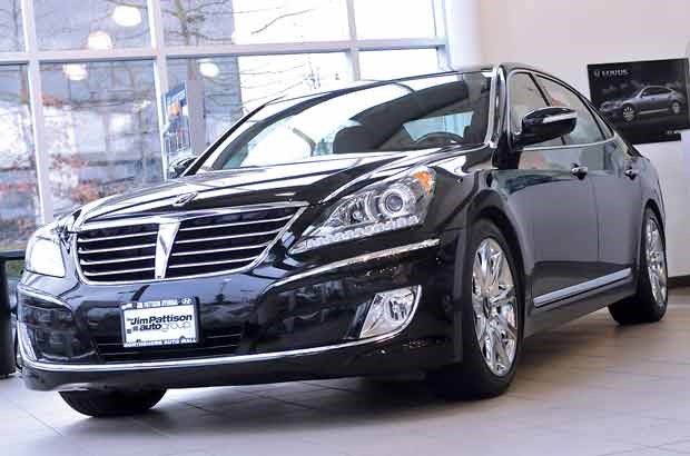 The 2012 Hyundai Equus offers many of the same features found in the German luxury marques but at a much lower price. The Equus is available at Jim Pattison Hyundai in the Northshore Auto Mall.